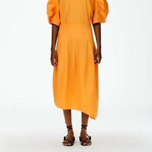 NWT Tibi Italian Sporty Nylon Asymmetrical Balloon Skirt - Petite